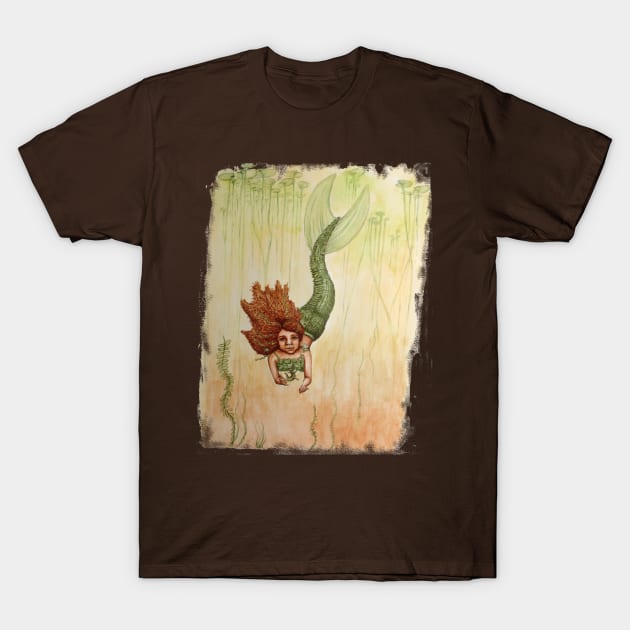 Swamp Mermaid T-Shirt by kktibbs